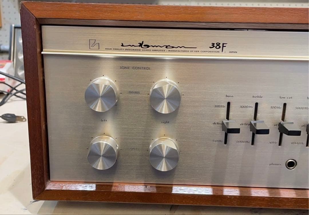 ラックスマン プリメインアンプ　真空管式 SQ38F 動作品 メンテ済