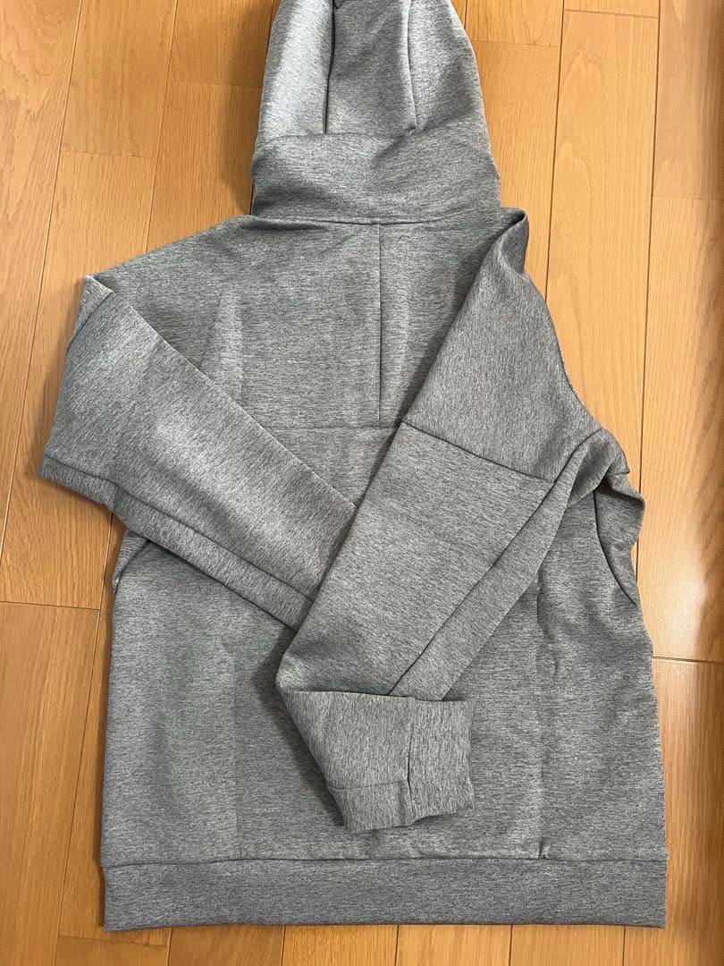 【新品】MIZUNO メンズ フルジップ フード付きジャージ L グレー