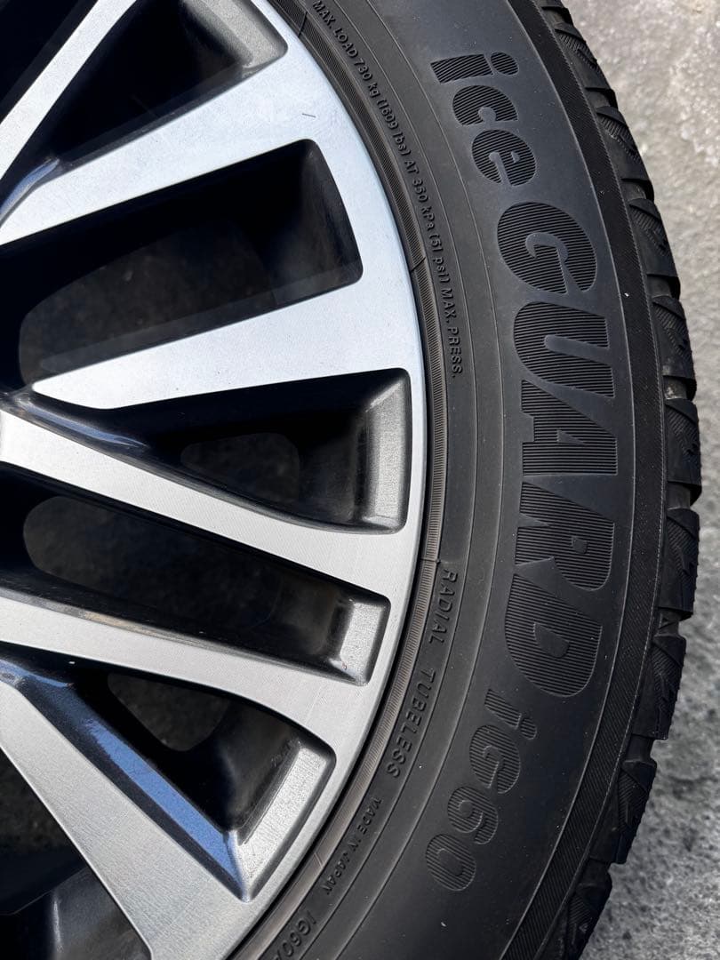 K*様 アルファード 純正ホイール ヨコハマ 18インチ ホイールセット4本スタ