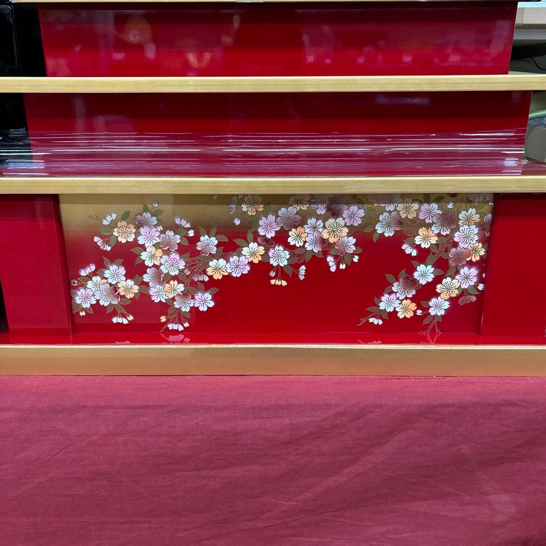 ひな祭り＊収納三段飾台＊展示品