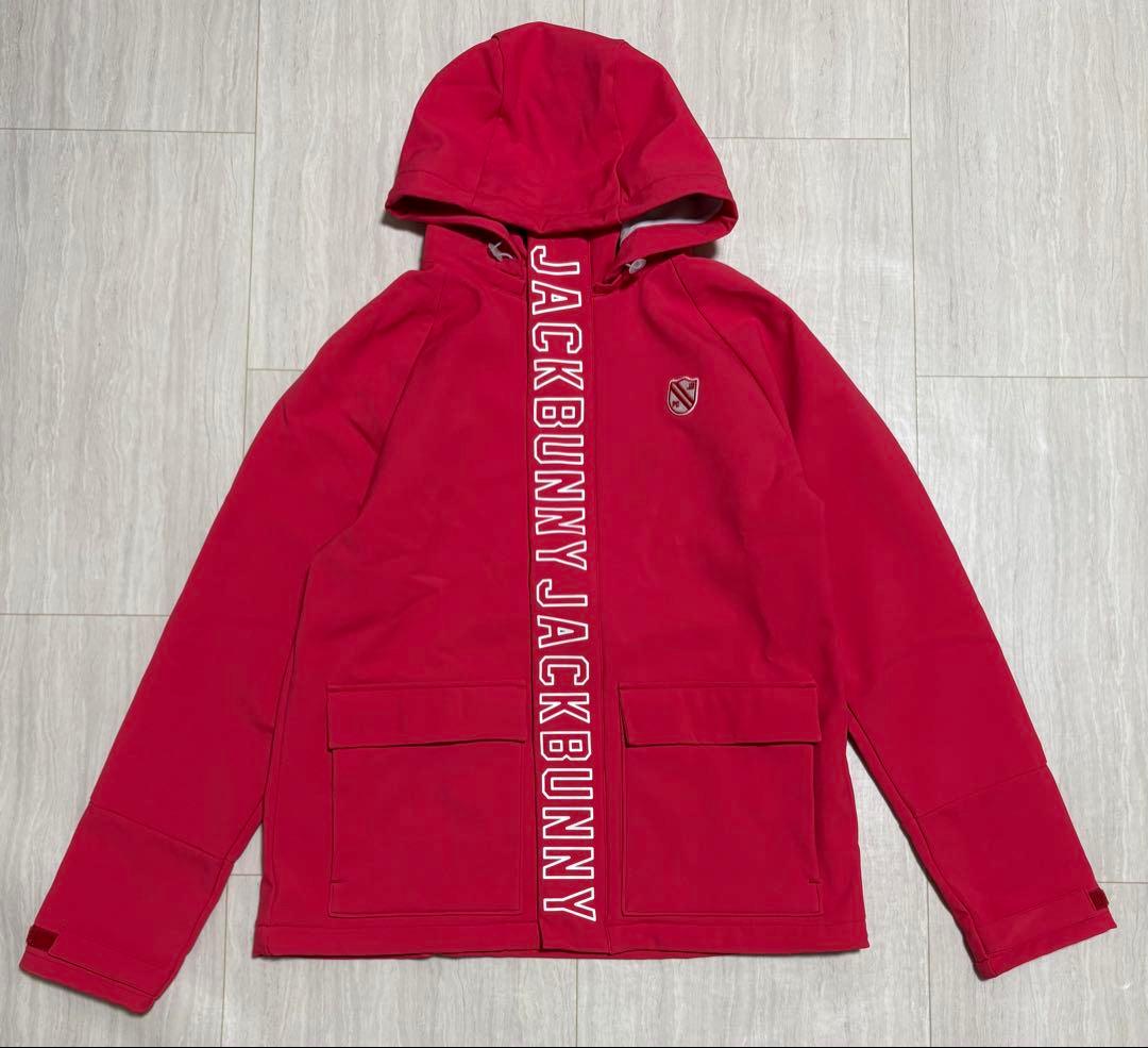 Jack Bunny 2WAYジャケット ピンク 裏起毛 フード取り外し可