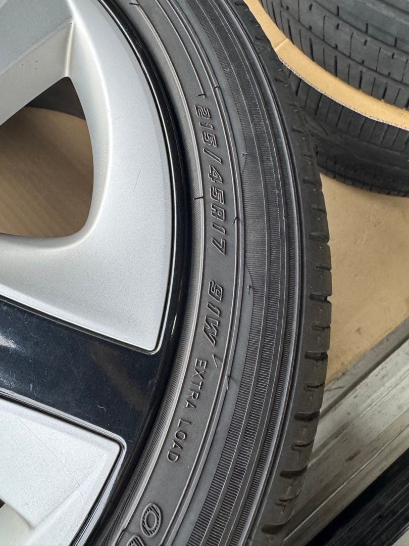 TOYOTA50Kプリウス純正17インチアルミホイールセットグットイヤーイーグル