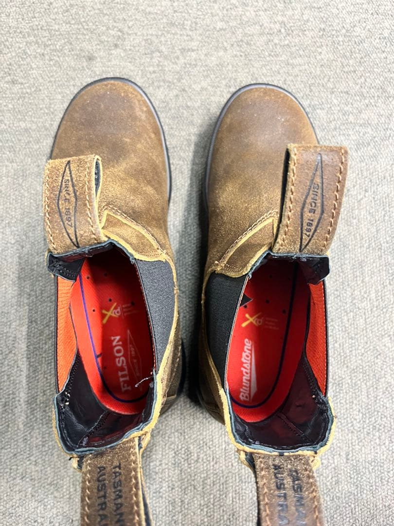 FILSON × Blundstone ワックススウェード　サイドゴアブーツ