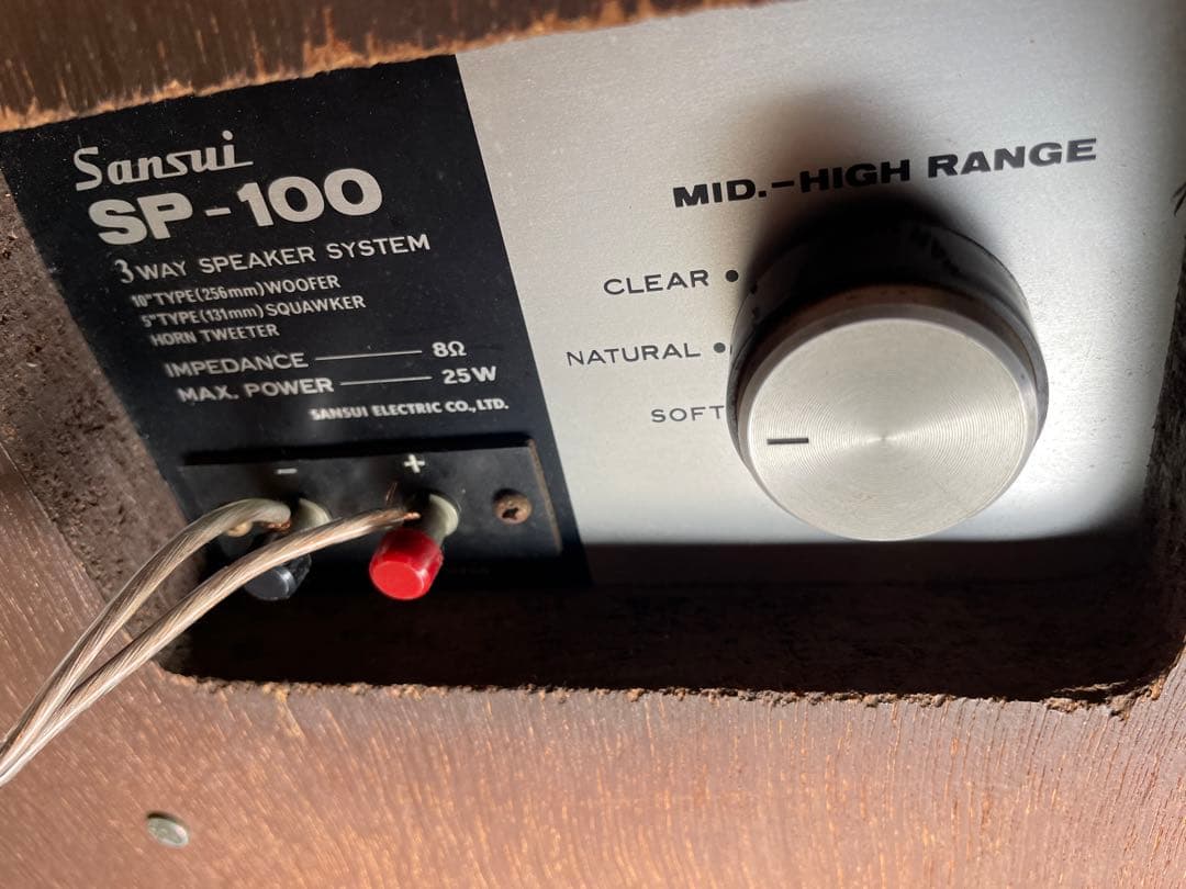 【能率100名機】Sansui SP-100【2本】