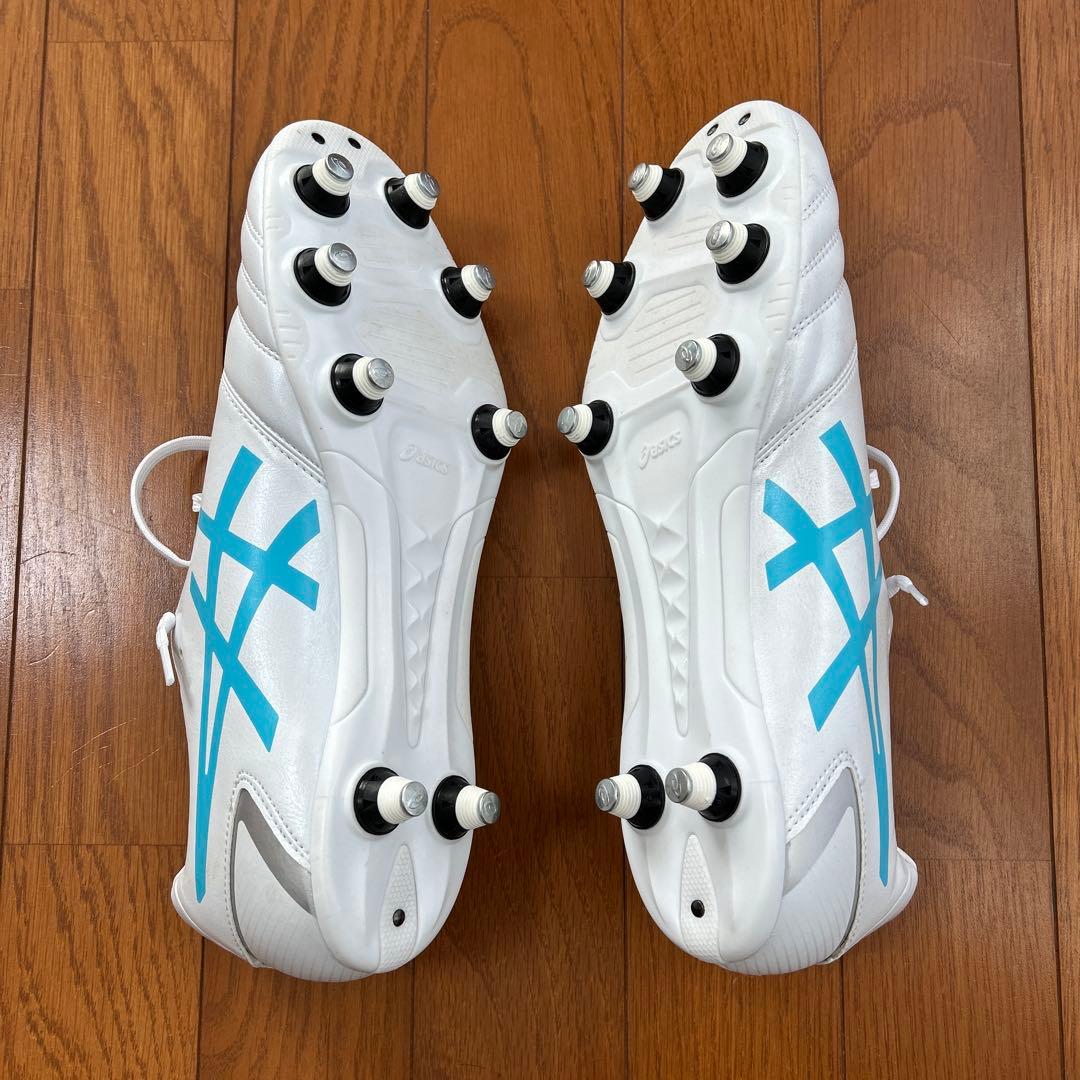 ASICS DS LIGHT ホワイト/ライトブルー スパイクシューズ