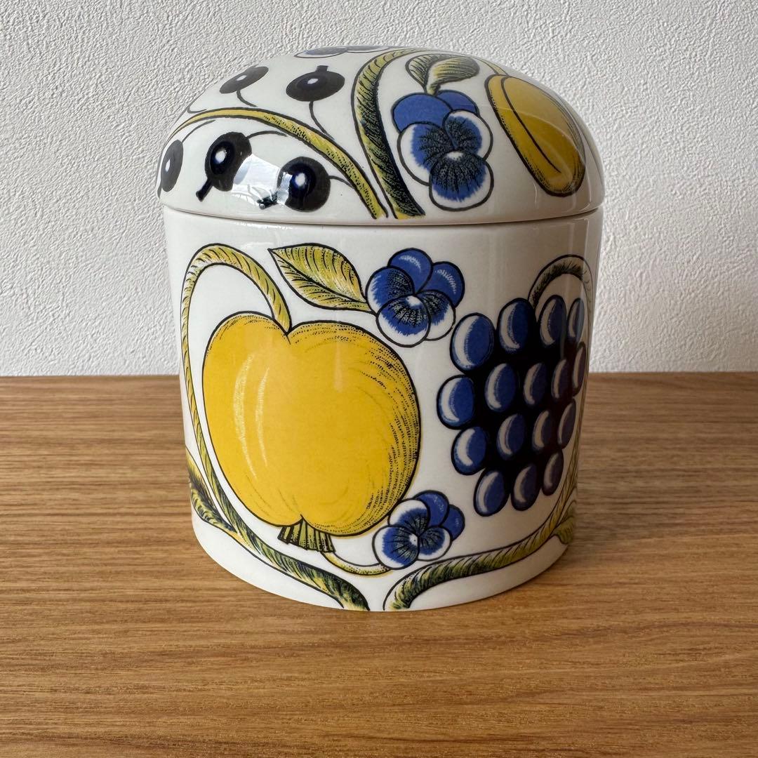 アラビア　ヴィンテージ　初期オールドパラティッシ　ビオラロゴ　キャニスタージャー