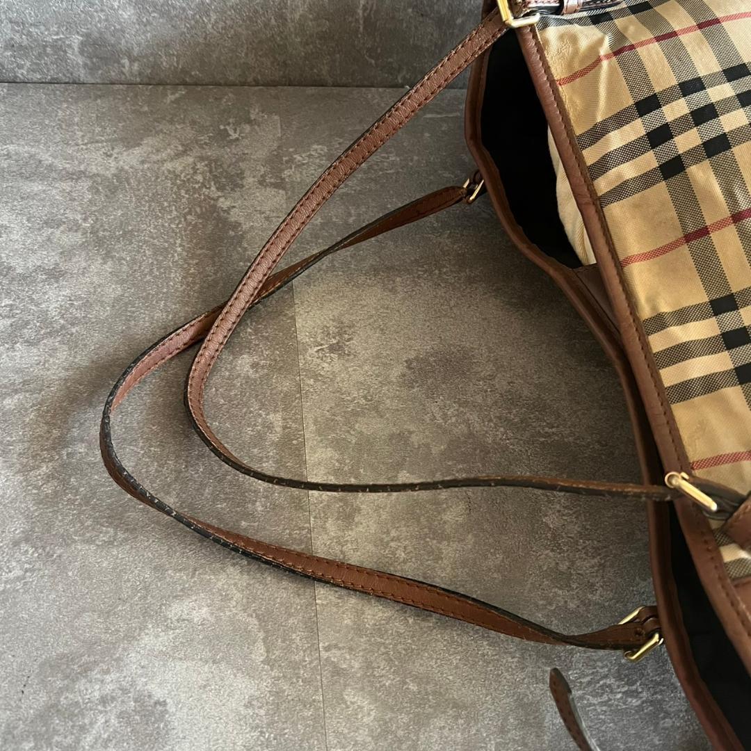 ⭐️BURBERRY⭐️バーバリー トートバッグ ノバチェック シャドーホース