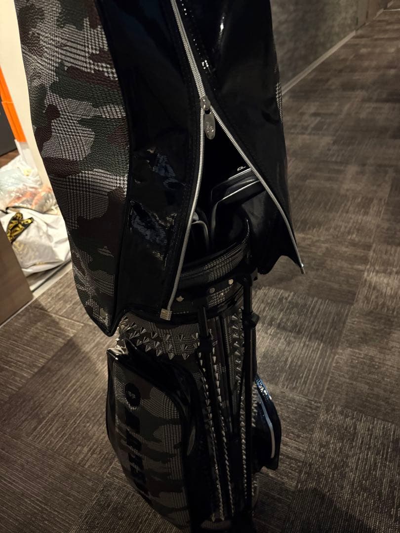 最終値下げRUSSELUNO 迷彩キャディバッグ