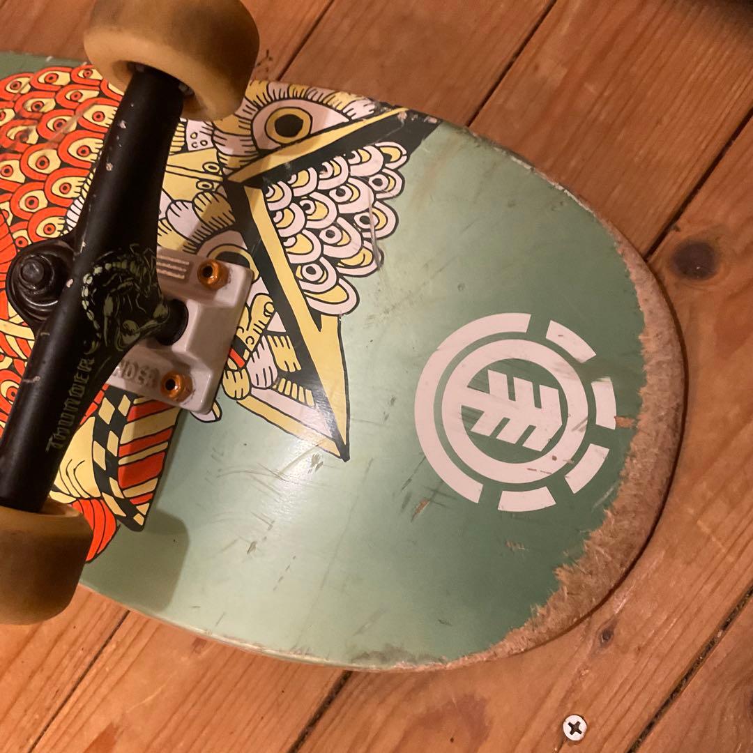 エレメント サイアミーズ スケートボードデッキ コンプリートデッキ スケボー