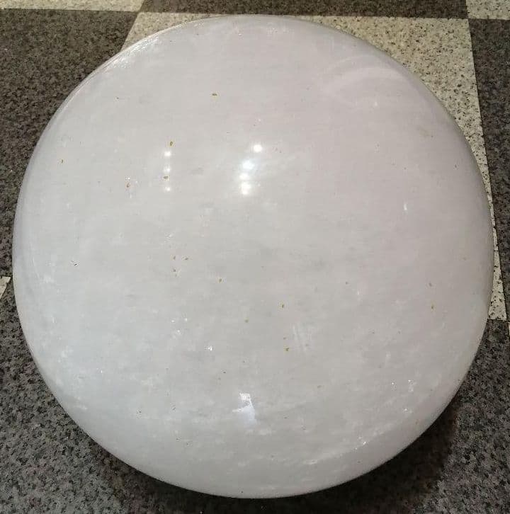 【超特大!!!】ホワイトカルサイト　丸玉　34kg