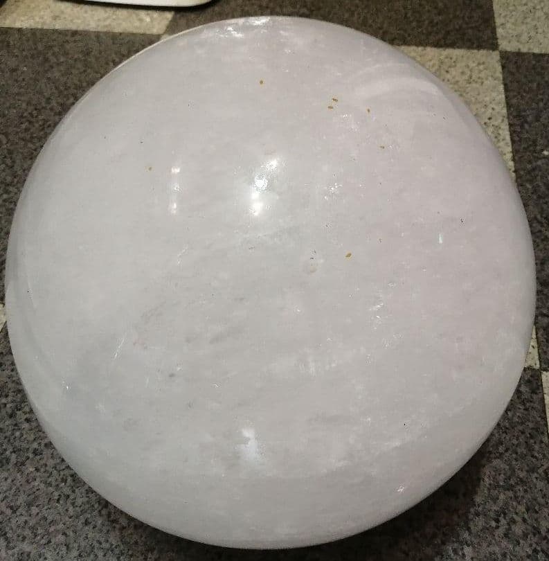 【超特大!!!】ホワイトカルサイト　丸玉　34kg