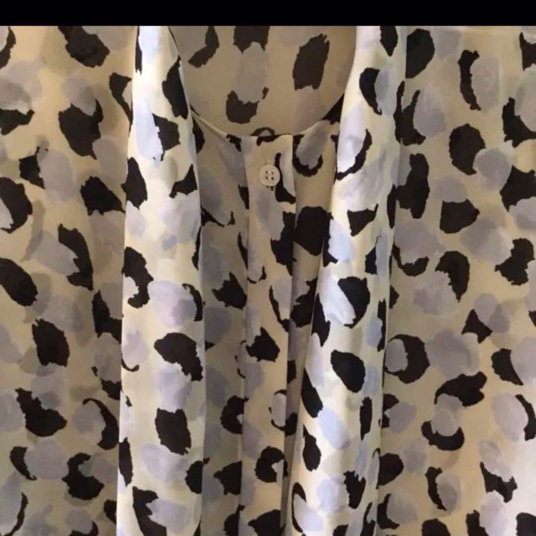 セオリーリュクス 長袖　アイボリー　ウォッシャブル　ブラウス　38