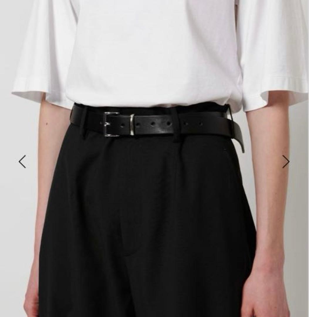 ＜LOEFF＞スクエアバックル ベルト