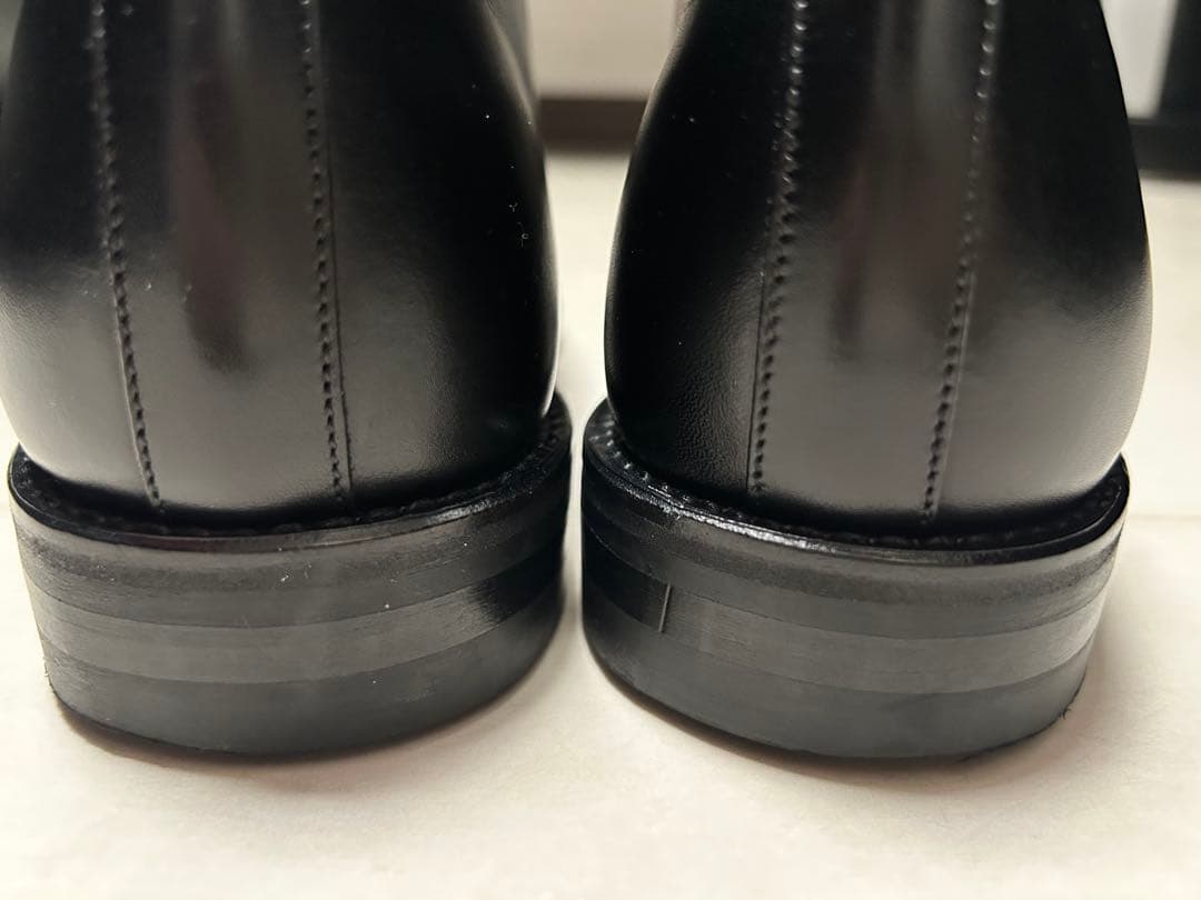 美品★Berwick バーヴィク★チャッカブーツ 6.5★黒★ブラック