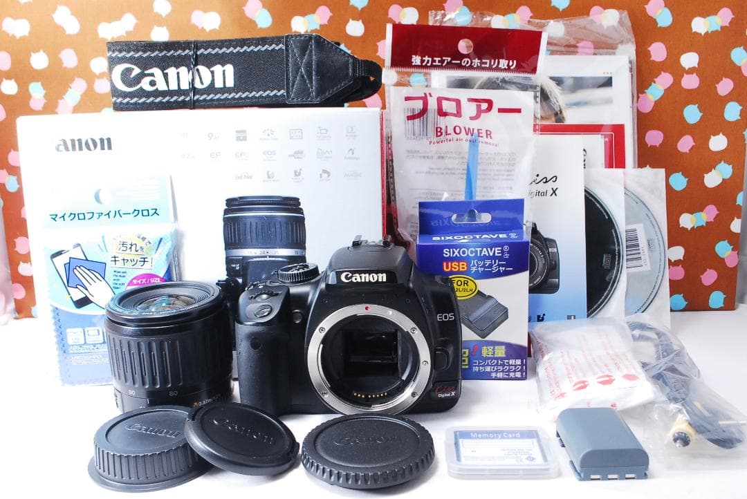 ✨元箱付き✨超豪華セット✨Canon Kiss Digital X レンズセット