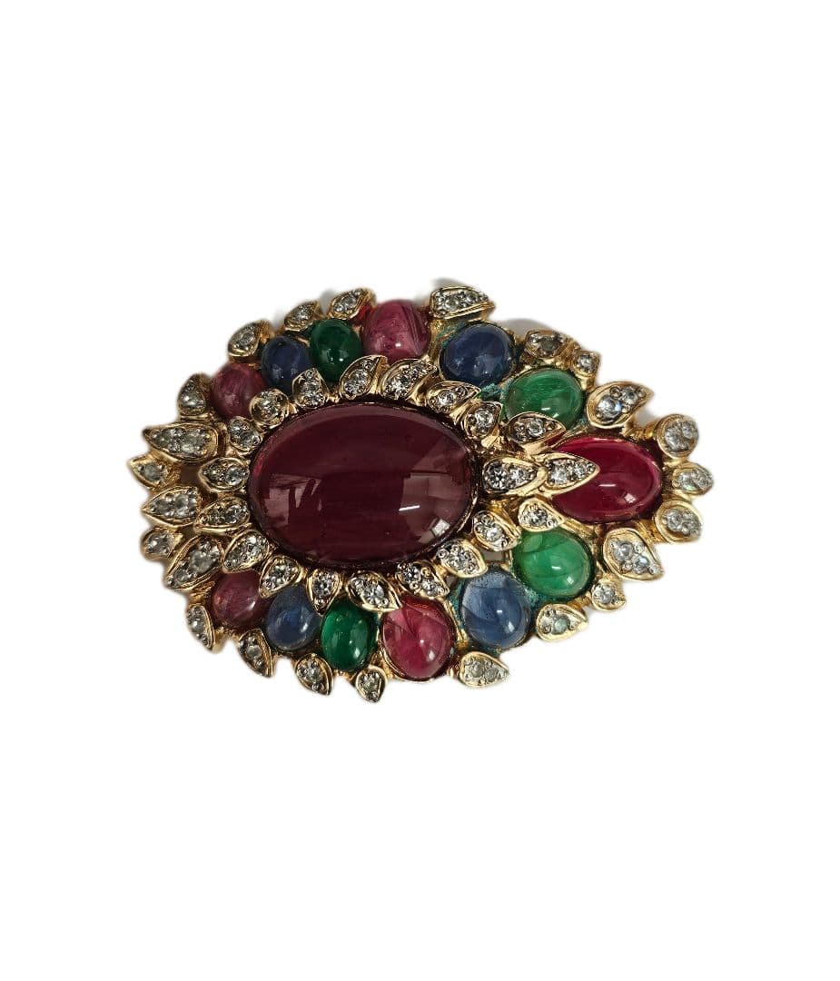 VOGUEBIJOUX ヴォーグビジューブローチ カラーストーン