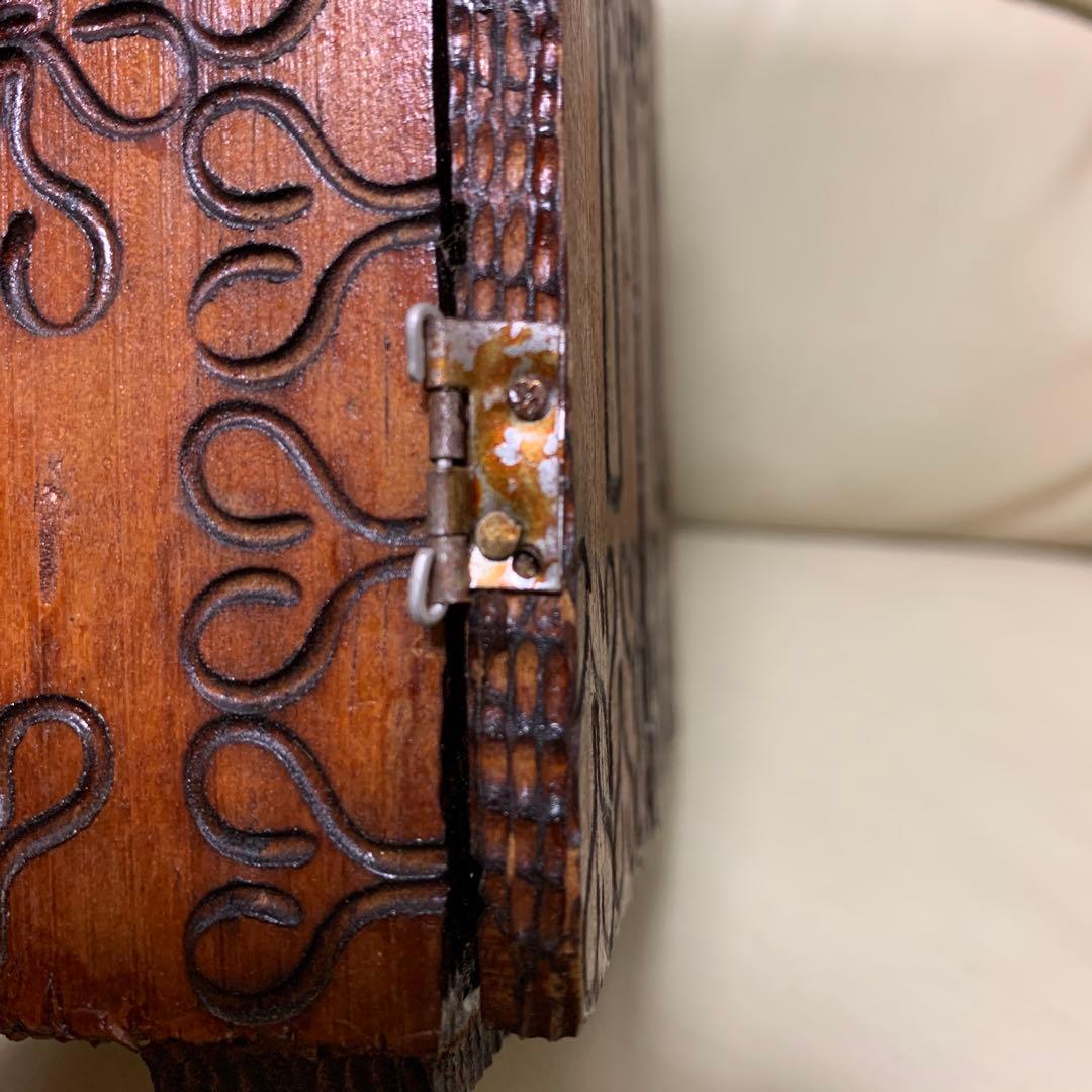 聖母マリアの彫刻入り木製箱　祭壇　キリスト　ローライダー　チカーノ　インパラ