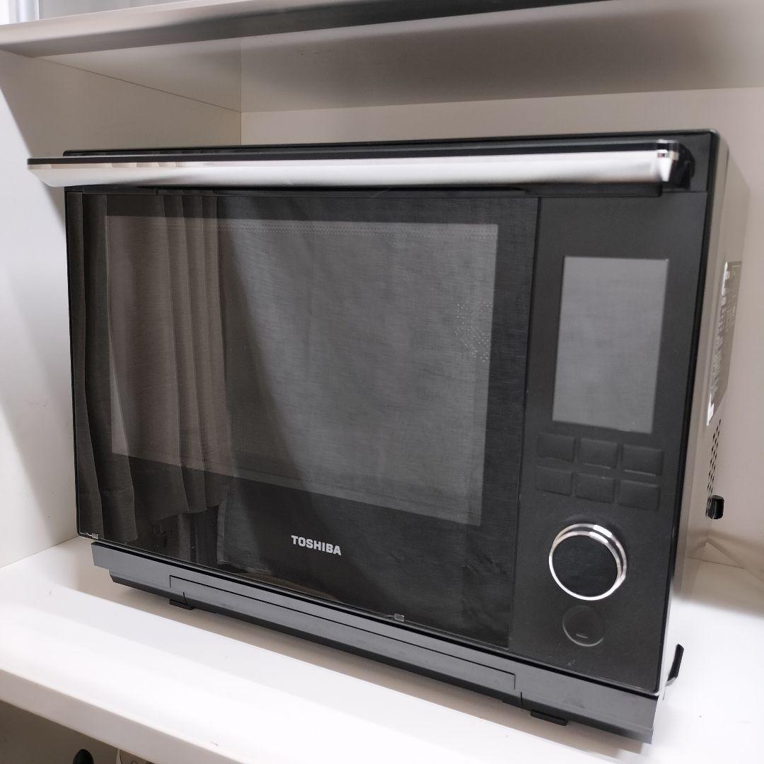 TOSHIBA 石釜オーブンレンジ ブラック ER-D3000A