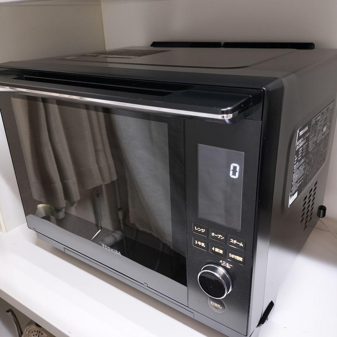 TOSHIBA 石釜オーブンレンジ ブラック ER-D3000A