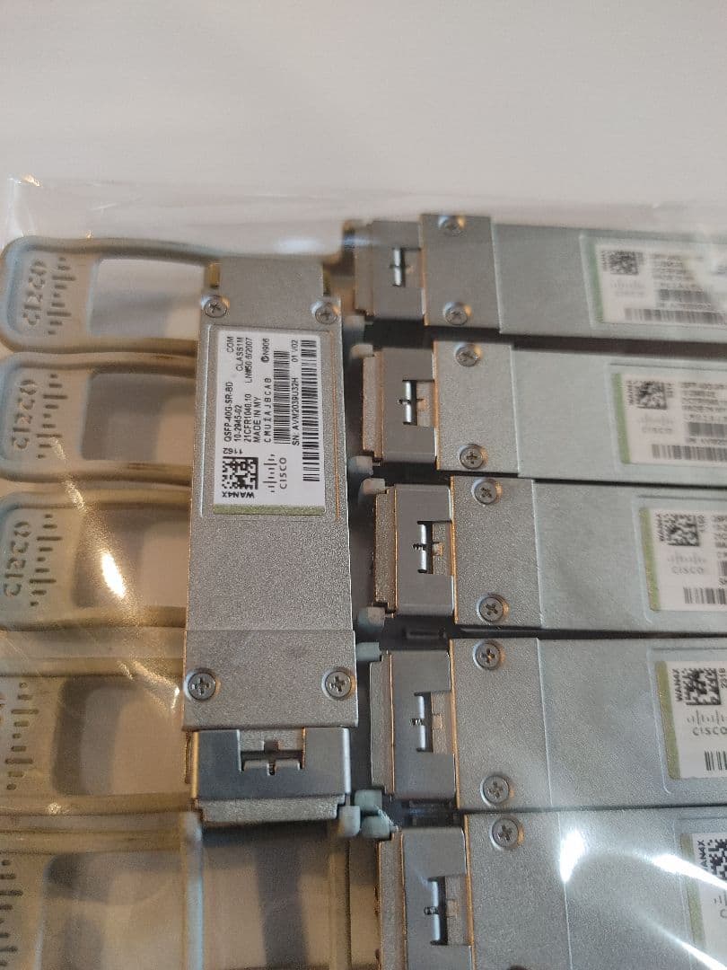 【8個セット】Cisco QSFP-40G-SR-BD トランシーバ モジュール