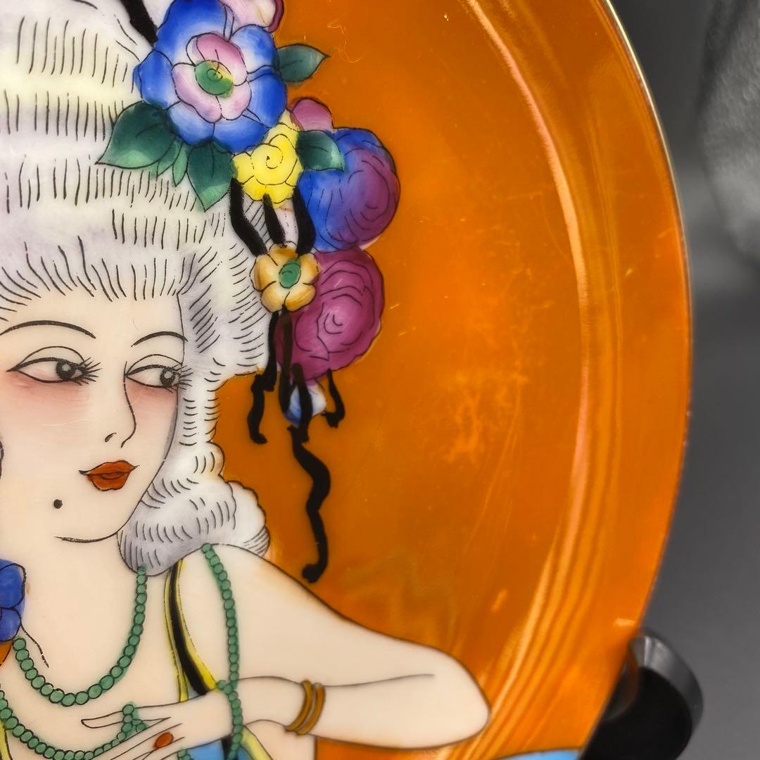 オールドノリタケ　ノリタケ　アールデコ　ポンパドール婦人　プレート　デコレディ