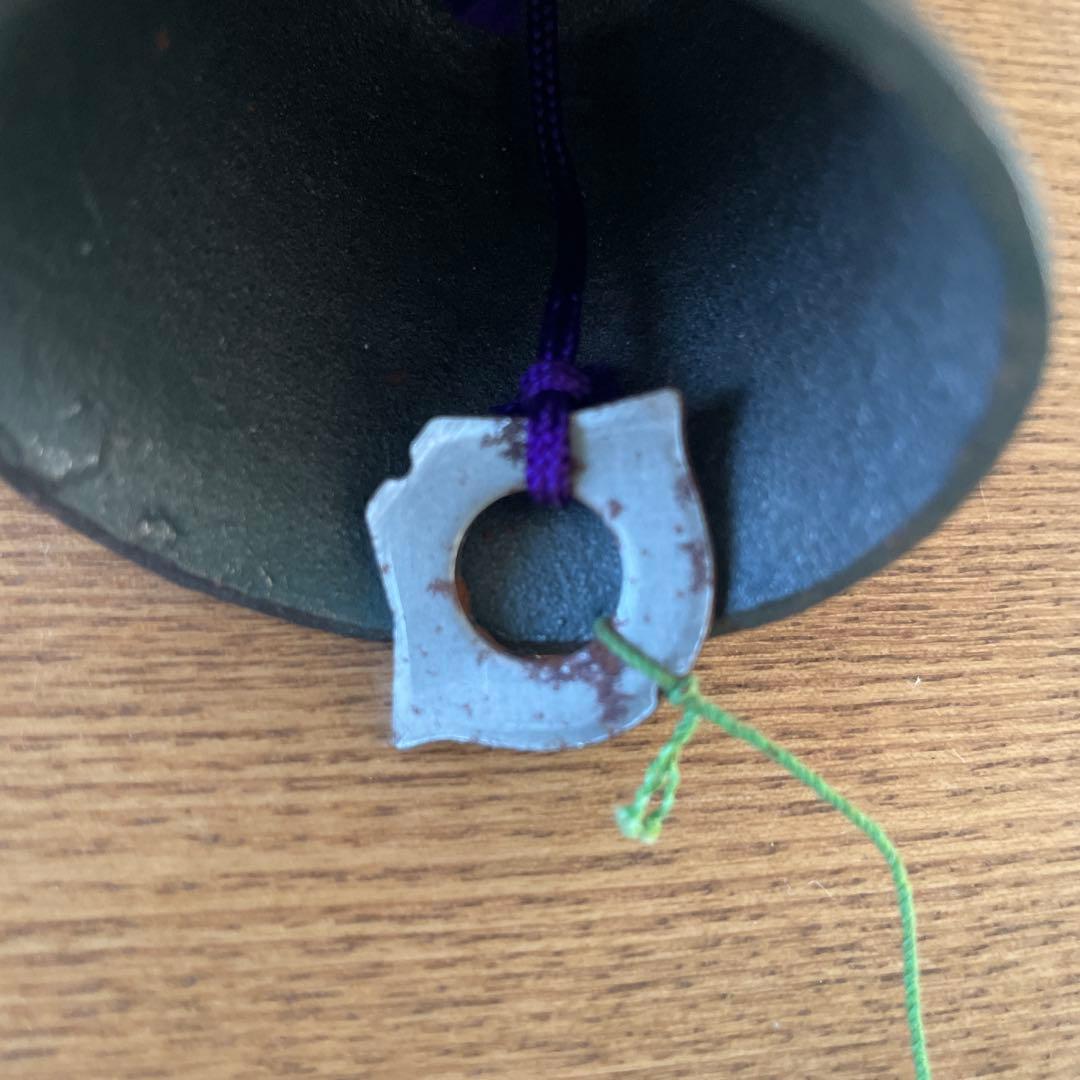 レトロ　南部鉄器　風鈴　六角　大型　未使用