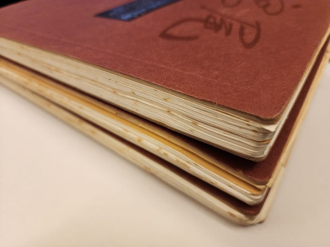 代ゼミ伝説講師、宮尾瑛祥先生の早大英語受講ノート3冊！1991年