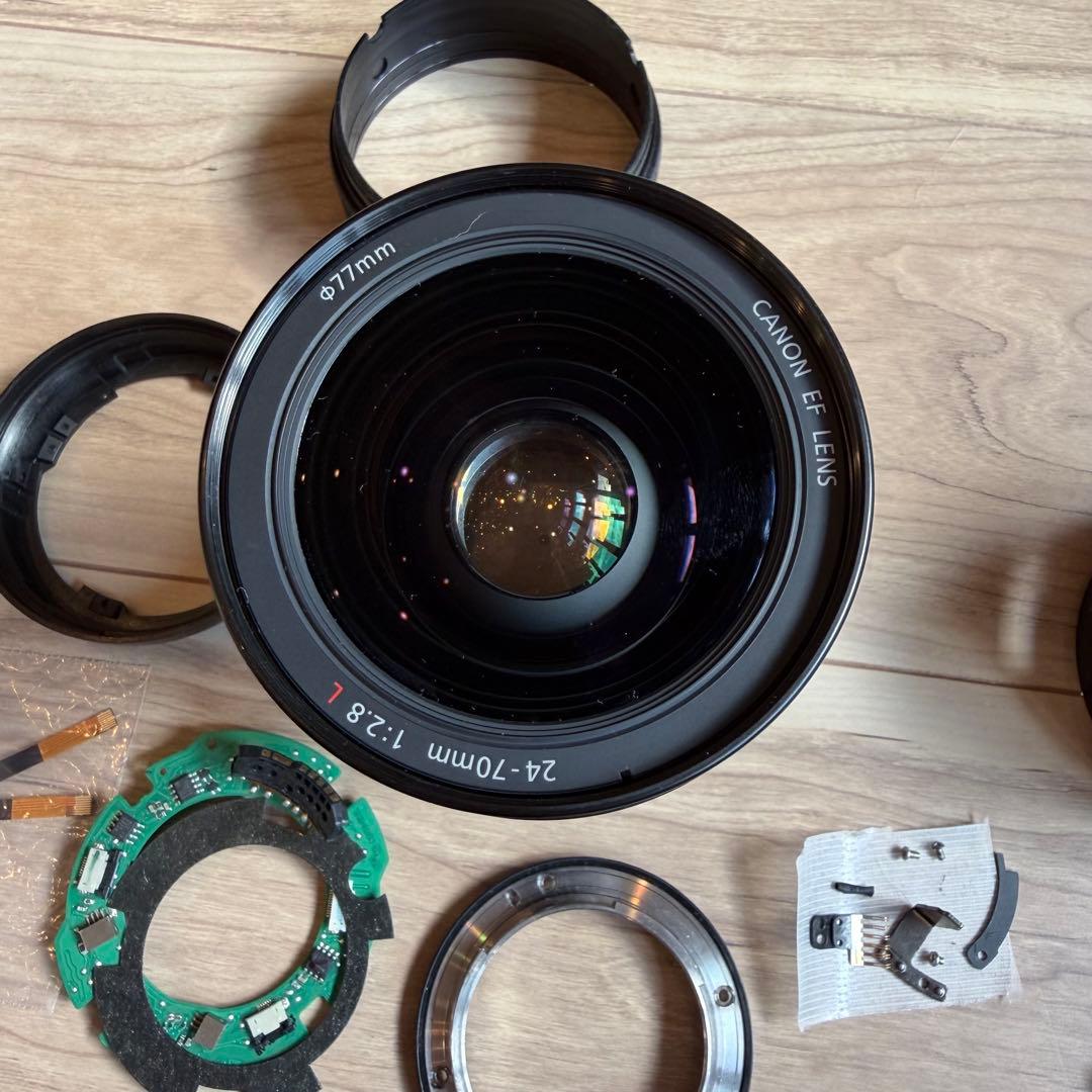 EF24-70mm f2.8 L USM 分解 パーツ有 ジャンク