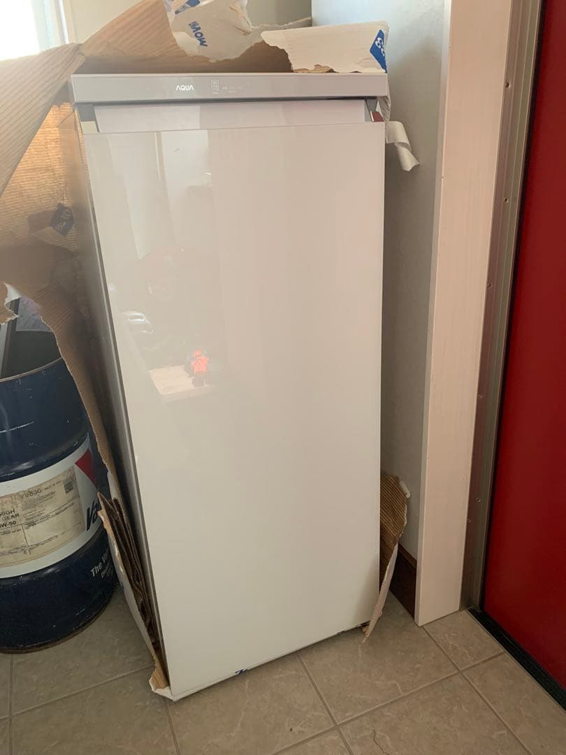 アクア ノンフロン冷凍庫 ホワイト 5棚 美品 早い者勝ち キッチン 冷凍保存