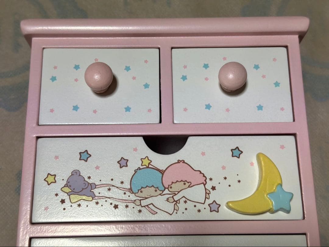 キキララ 木製チェスト 小物入れ