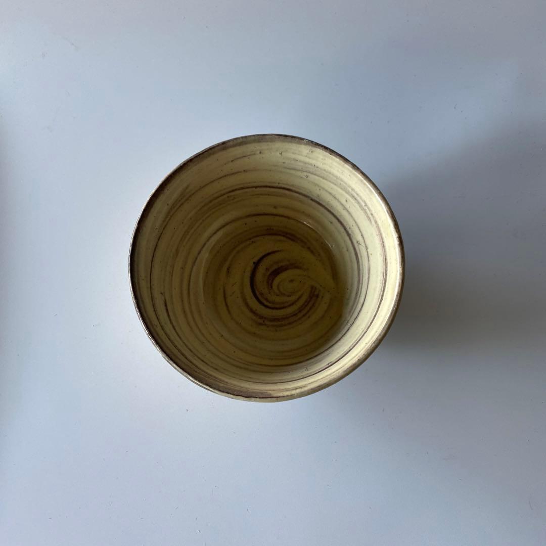 舩木道忠 刷毛目茶碗 共箱付