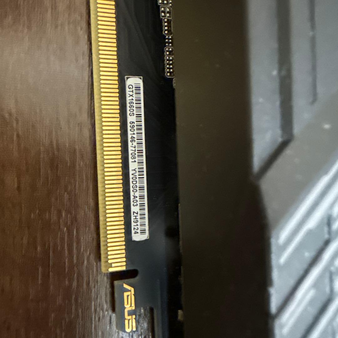 ASUS NVIDIA GeForce GTX 1660S 箱無し