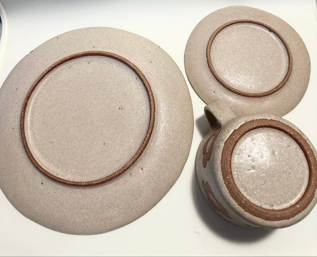 A*K様 佐野智子　花柄カップソーサーとプレートセット