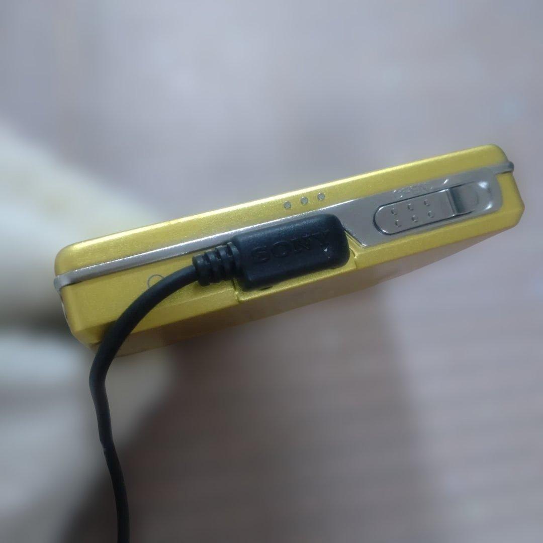 【美品】SONY MZ-E70 ポータブルMDプレーヤー 動作確認済 イエロー
