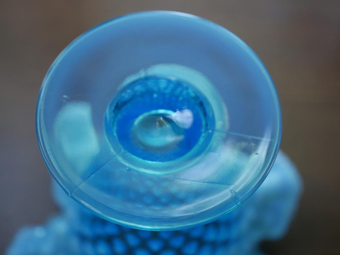 フェントン 大きいサイズ ブルーオパールセントホブネイル フラワーベース