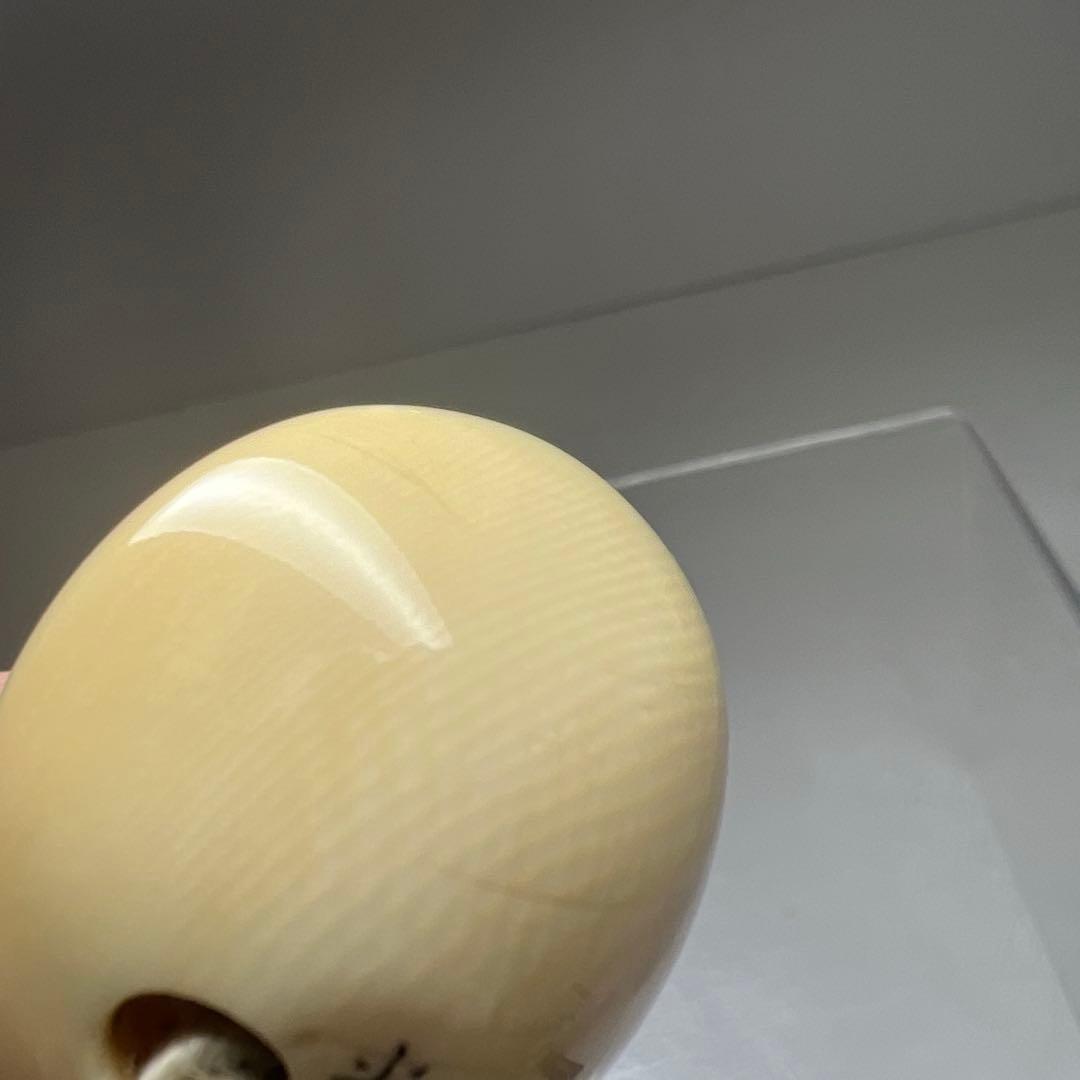 名工光廣在銘　極上ヒヨコからくり根付　37g 東Y8-0118☆2F