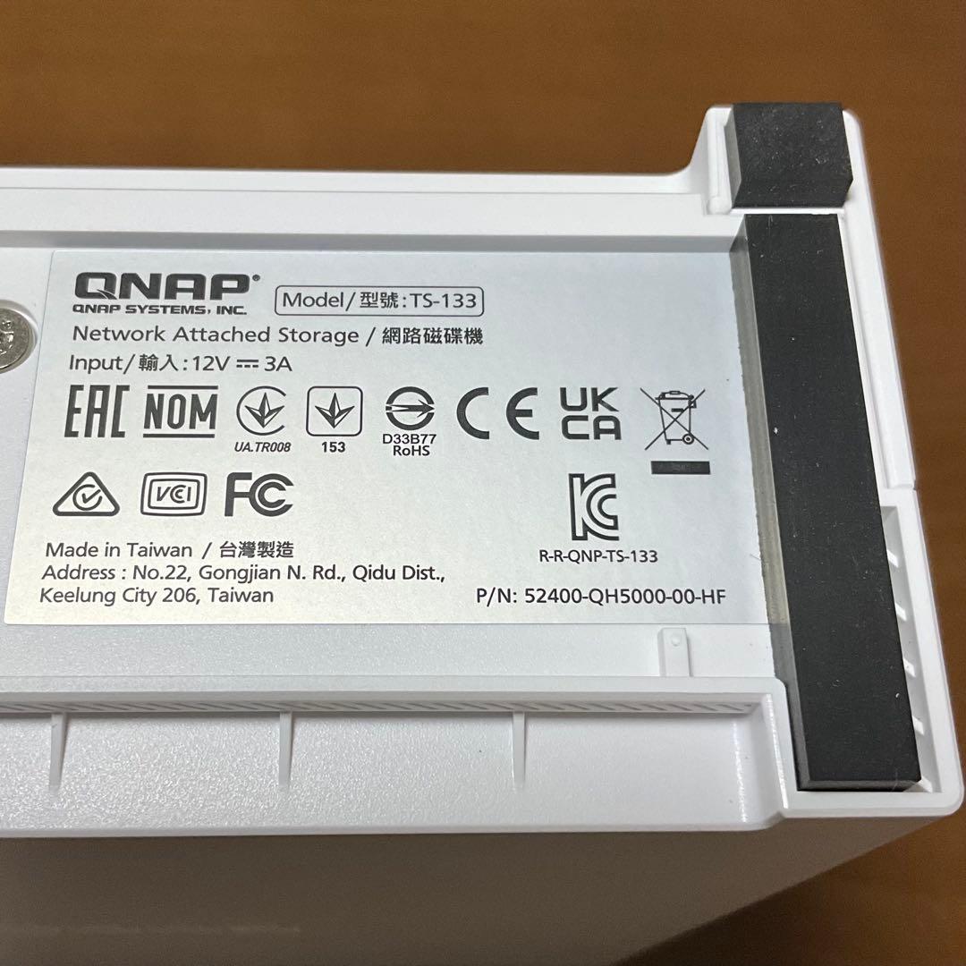 QNAP TS-133 1ベイ NAS