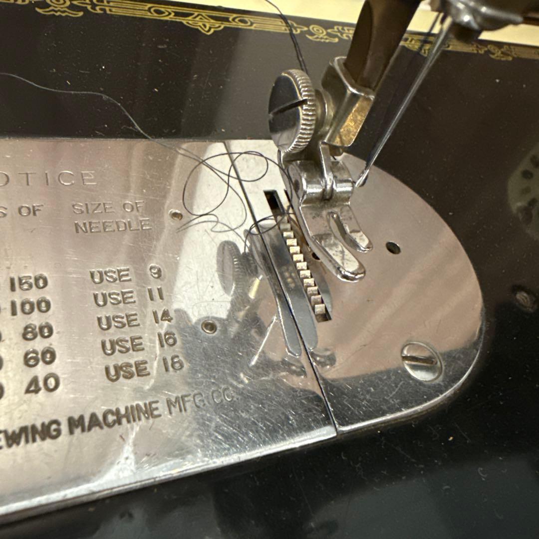 早い者勝ち!【動作確認済】PINE type p-4 アンティーク ミシン