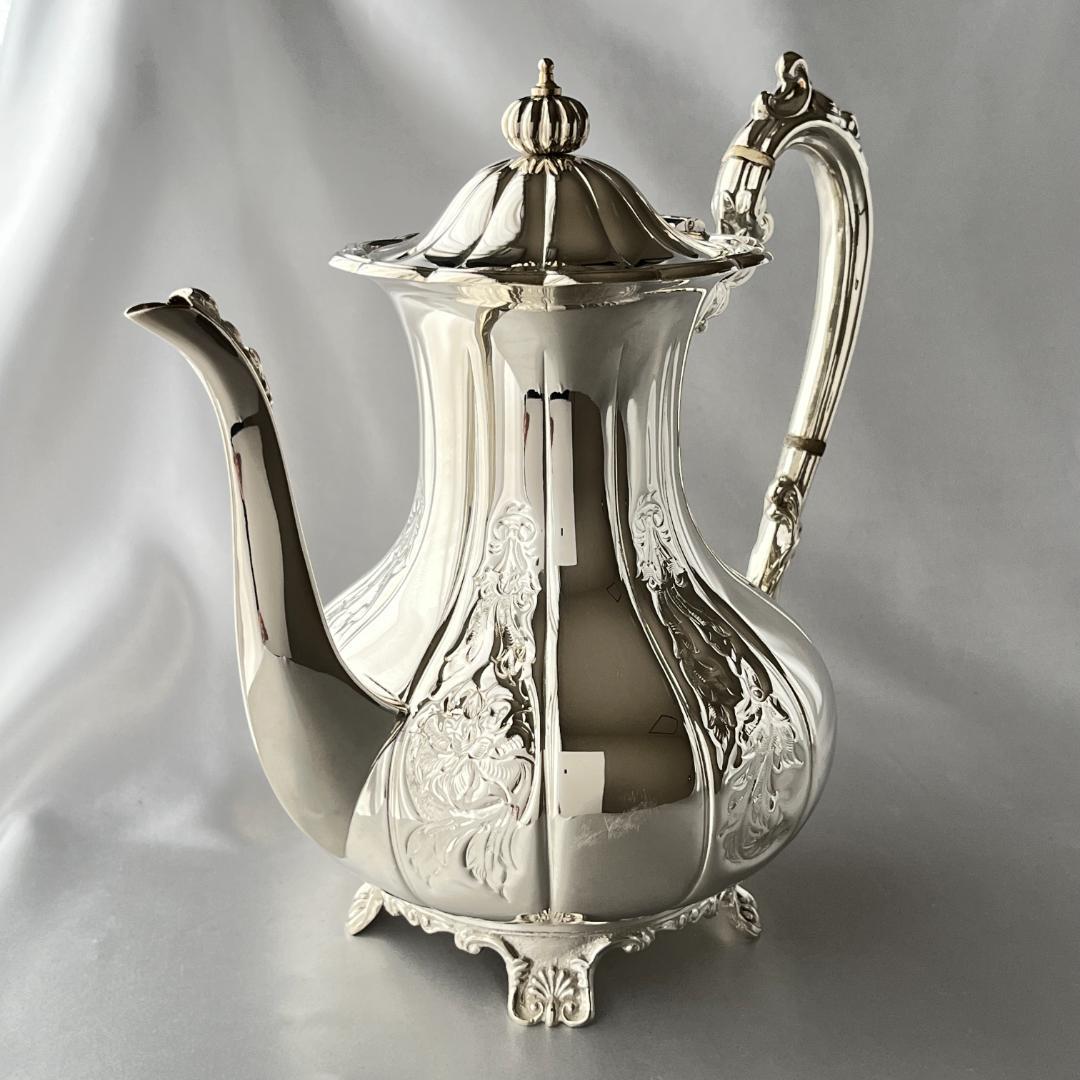 【Cavalier】パンプキンフォルムのティーポット / コーヒーポット