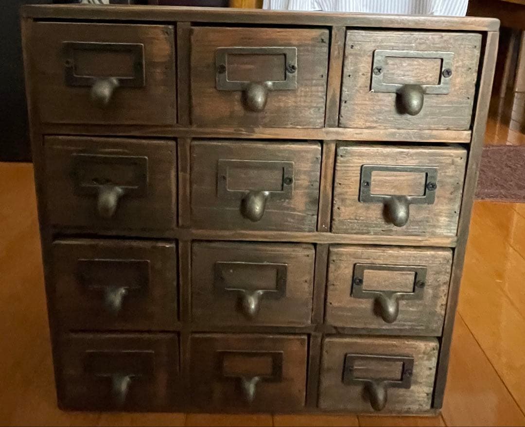 アンティーク　ヴィンテージ　木製引き出し　棚　小物入れ