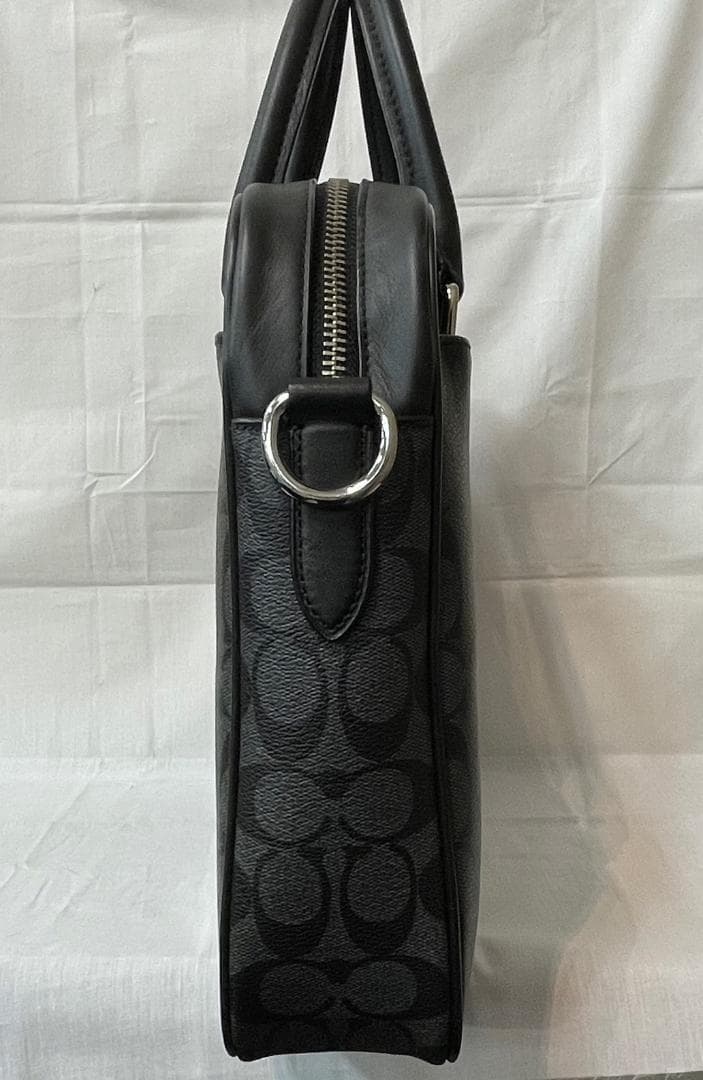 COACHコーチ F54803 ビジネスバッグ ブラック黒系 メンズ PVC