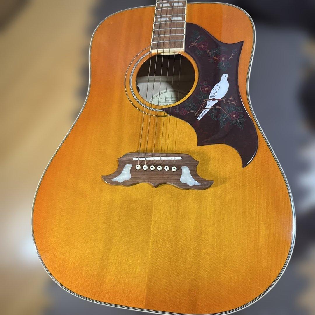 Epiphone / エピフォン Dove PRO/VB　エレアコ　ケース付き