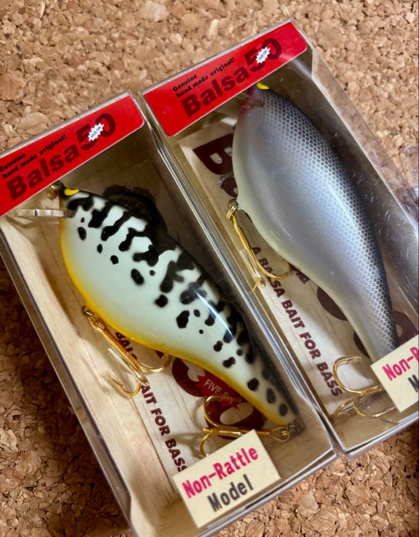 【レア】バルサ50 シャッド　オリジナル　ノンラトルモデル　4個セット