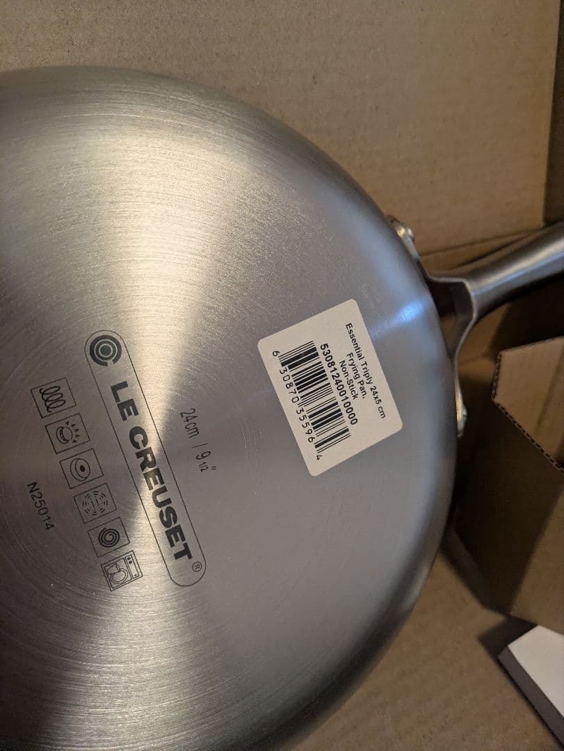 新品　LE CREUSET ステンレス フライパン 24cm　ルクルーゼ