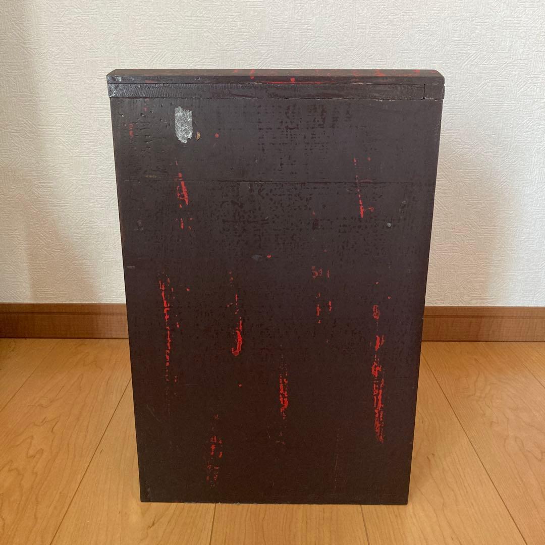 ＊木製ラック＊花柄扉付き