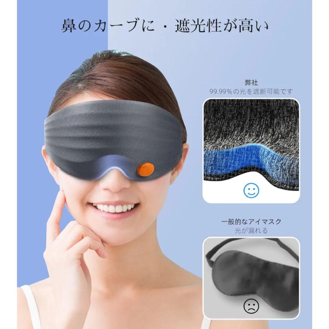 最終値下げ!アイマスク 遮光 睡眠用 3D立体型 男女兼用 快眠 旅行 飛行機