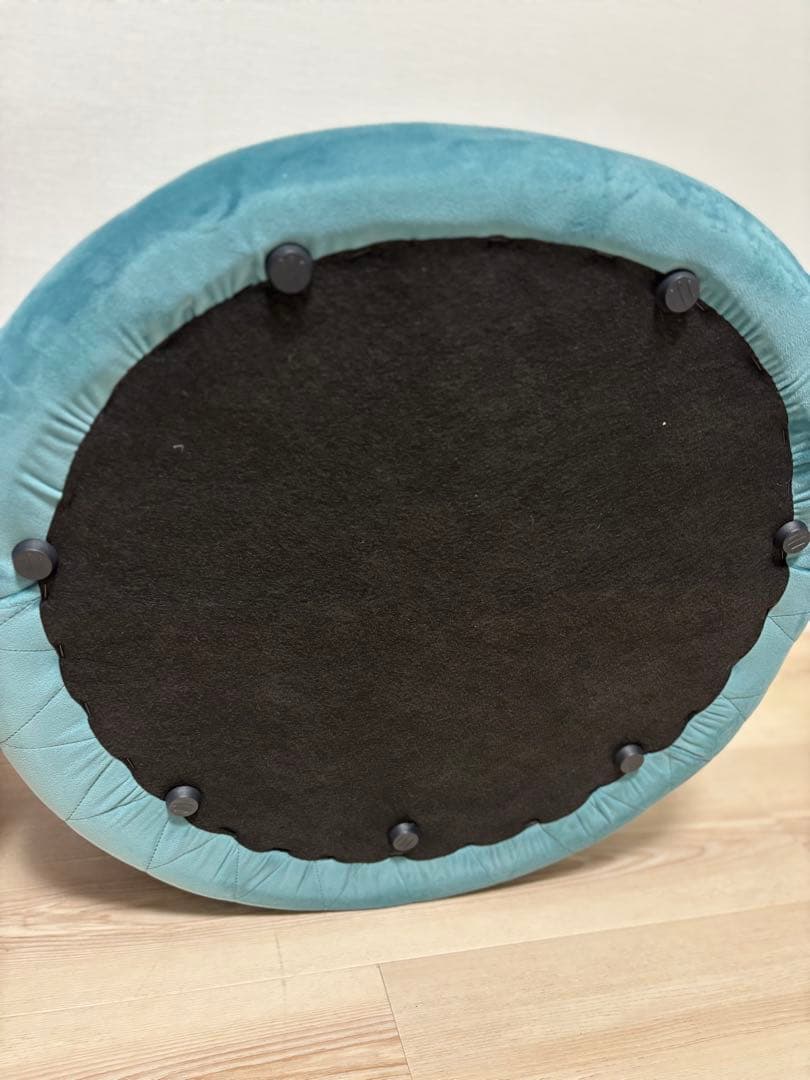 ロウロウヤ LOWYA ベロア調 一人掛けローソファ 座椅子　2個セット