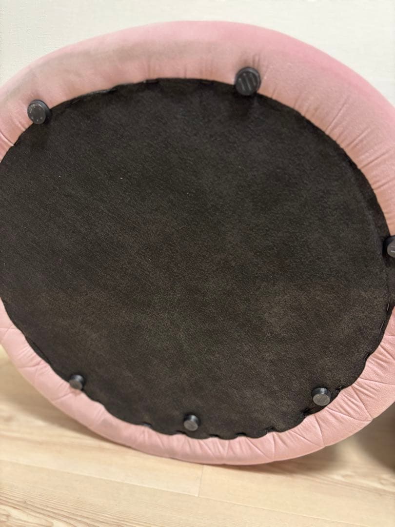 ロウロウヤ LOWYA ベロア調 一人掛けローソファ 座椅子　2個セット