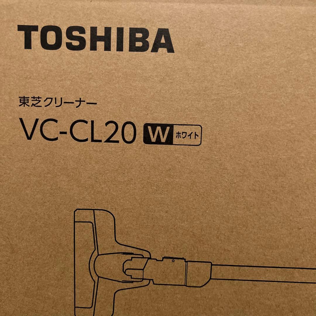 【新品未使用】東芝 TOSHIBA VC-CL20 ホワイトスティッククリーナー