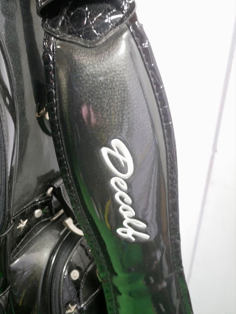 Decolf ゴルフバッグ・キャディバッグ 黒/緑　未使用